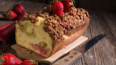 Фантастичен кекс с кафе и ягоди