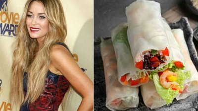 Летни ролца със скариди от Лорън Конрад