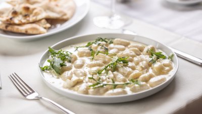 Ньоки със сос от горгондзола