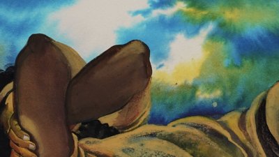 Една жена седи и си рисува… Изложба на Текла Алексиева