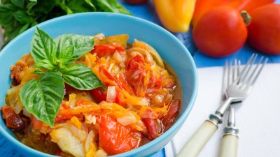 Италианска Peperonata с чушки