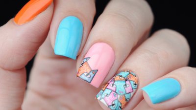 Маникюри с нежни картинки и рисунки (галерия) 