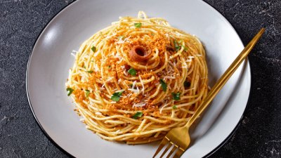 Сицилиански спагети с аншоа 