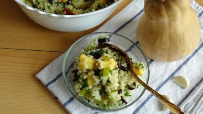 Видео рецепта: Салата от кускус и плодове