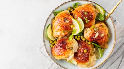 Медено пилешко с лайм