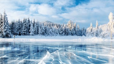 Изящно замръзнали езера (галерия)