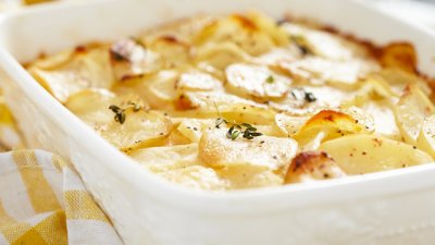 Кремообразен картофен огретен 