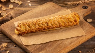 Щрудел с круши, шоколад и ядки