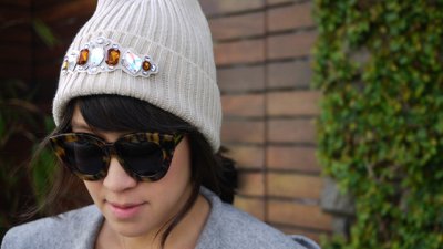 Красива декорация с цветни кристали