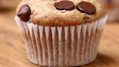 Бананови мъфини с шоколадови парченца