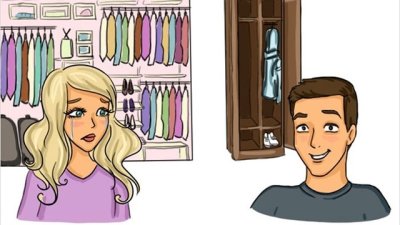 Забавни разлики между мъжете и жените