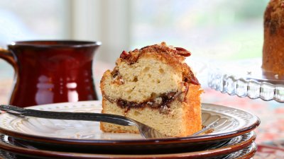 Канелен кекс с орехи и ванилия