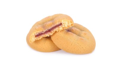 Бабините маслени бисквити с ягодов пълнеж