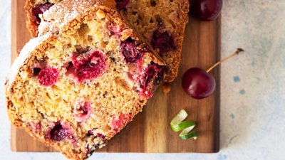 Черешов кекс с ванилия