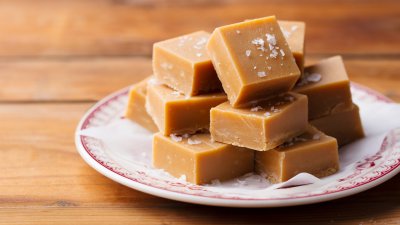 Кремав фъдж с фъстъчено масло