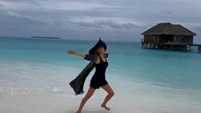 Гала посети подводен ресторант на Малдивите