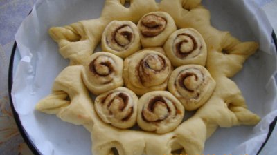 Козуначена питка с пиленце