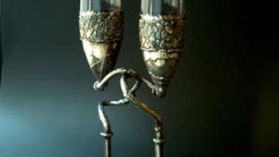 Ирена Панова  за уникалните сватбени чаши