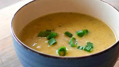 Картофена крем супа с масло