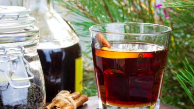 Грог с боров мед и портокали 