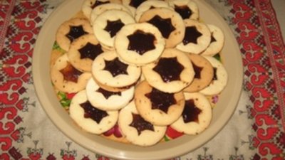 Двойни сладки с конфитюр