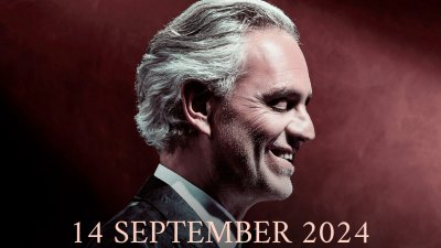 Андреа Бочели с концерт в София на 14 септември