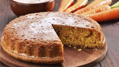 Сладкиш с моркови и орехи