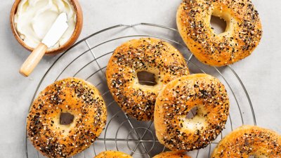 Домашен бейгъл с 3 съставки