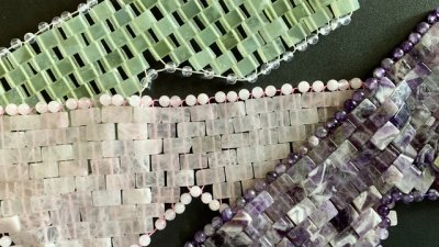 Маска за очи и лице с нефрит, розов кварц и черен обсидиан – за красива кожа