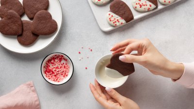 Джинджифилови сладки с шоколад