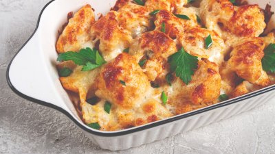 Печен карфиол с пармезан