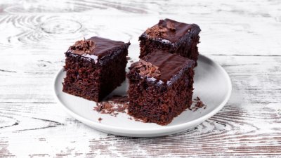 Брауни с шоколадов ганаш