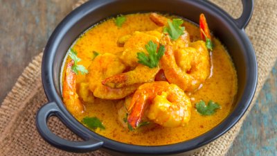 Скариди с плътен сос