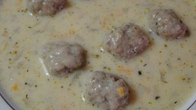 Супа топчета с фиде