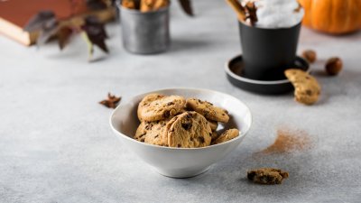 Тиквени кукис с шоколадови капки