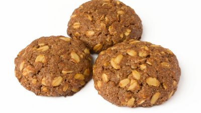 Какаови бисквити с овес без печене