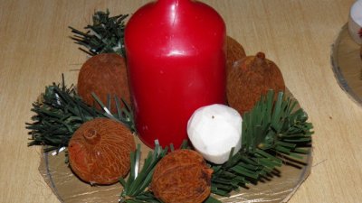 Коледни свещници – да си направим сами