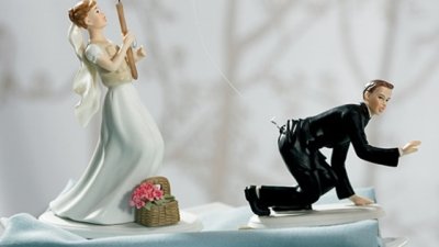 Забавни фигурки за сватбени торти (галерия)