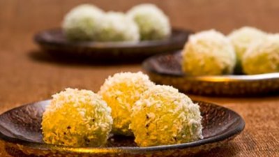 Плодови бонбони с киви и кокос