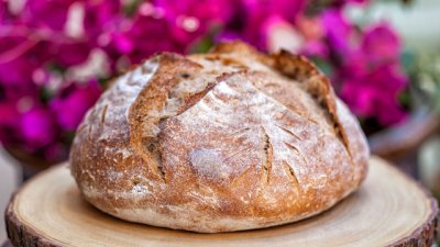 Постен хляб с чесън и розмарин