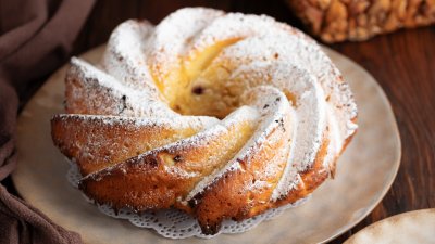 Постен кекс без яйца и мляко, който се прави за минути