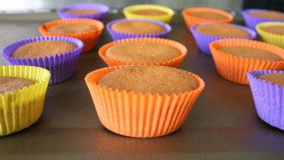 Постни кексчета с конфитюр