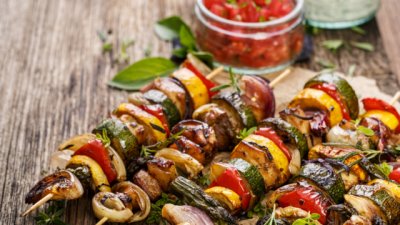 Веган шишчета с чудна марината 