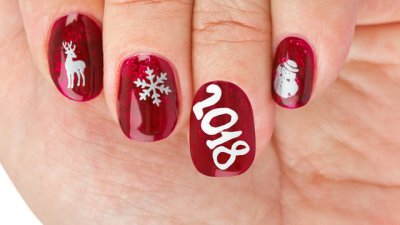 Маникюр за Нова година според зодията (галерия)