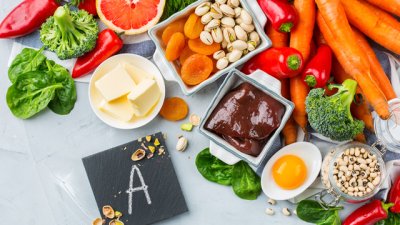 Признаци на дефицит на витамин А