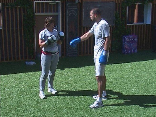 Двамата шампиони - Станка и Тервел.