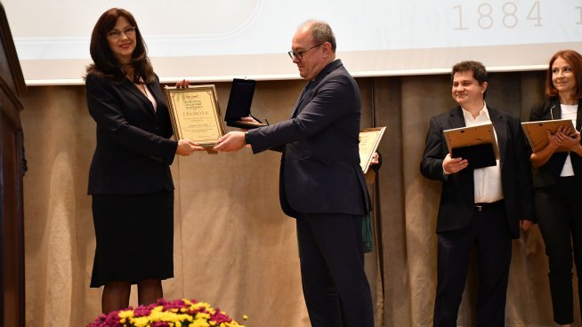 Милена Милотинова е първият носител на отличието на БАН за правилна българска реч в журналистиката