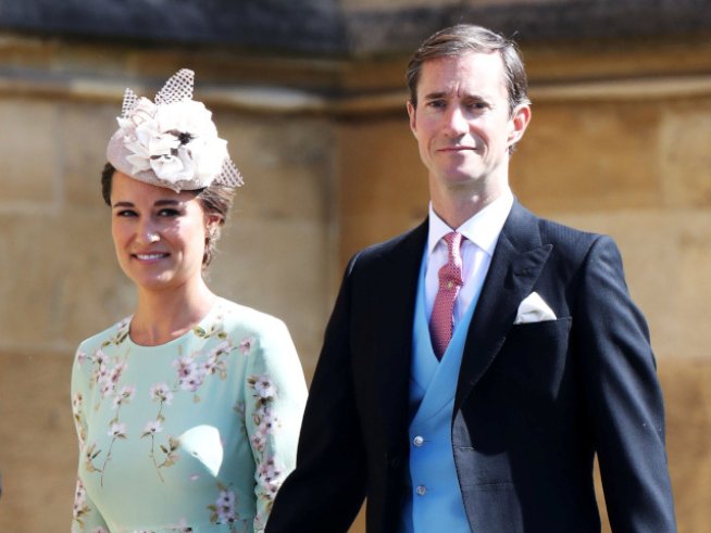 Пипа Мидълтън и съпругът й Джеймс Матюс. Снимка: Reuters