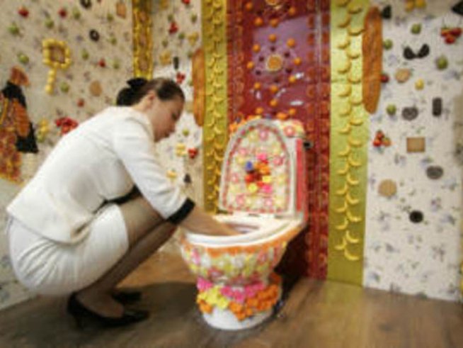 Баня в ярки цветове – екстравагантно и модерно