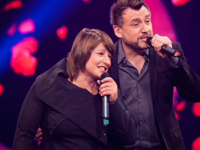 Станка и Любо Киров на финала на ВИП Брадър 2013.